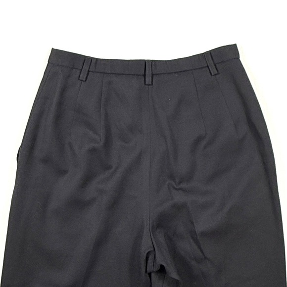 Vintage Pendleton Virgin‎ Wool Black Dress Pants Trousers Women's Size 4 VTG - Picture 2 of 8